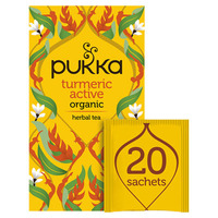 Pukka Turmeric Active 20 Caffeine Free Herbal Tea Sachets