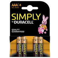 Duracell Simply AAA Alkaline Batteries