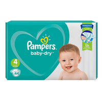 Pampers Baby Dry Nappies Size 4