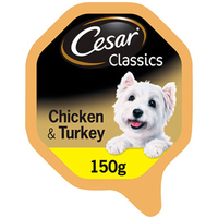 Cesar Classics Chicken and Turkey Wet Dog Food Trays