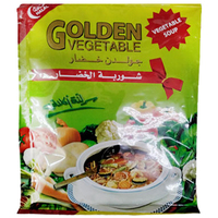 Golden vegetable soup