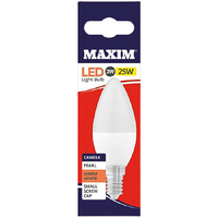 Maxim Led Candle 3W - 25W Ses Day Light