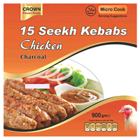 Crown Foods Chicken Seekh Kebabs 15pcs
