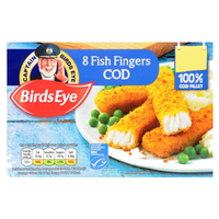 Birds Eye 8 Fish Fingers Cod