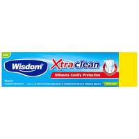 Wisdom Xtra Clean Ultimate Cavity Protection Fluoride Toothpaste Fresh Mint