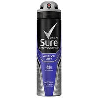 Sure Men Active Dry Aerosol Antiperspirant Deodorant
