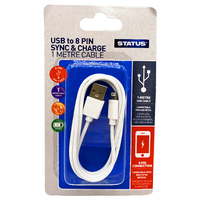 Status Usb To 8 Pin Sync & Charge Cable