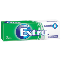 Wrigleys Extra Spearmint Gum 10pk