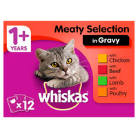 Whiskas Meat In Gravy Wet Adult 1+