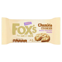 Foxs Chunkie Cookies White Chocolate Chunks