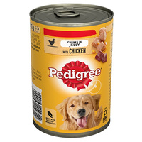 Pedigree Adult Wet Dog Food Tin Chicken in Jelly
