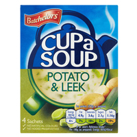 Batchelors Cup A Soup Potato Leek