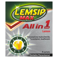 Lempsip Max All In One Lemon 4pk