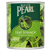 White Pearl Leaf Spinach In Salted Water
