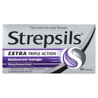 Strepsils Extra Blackcurrant