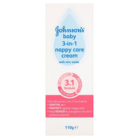 Johnsons 3-in-1 Baby Nappy Care Cream