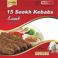 Crown Foods Seekh Kebab Lamb 15pcs