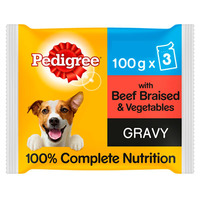 Pedigree Beef In Gravy Wet Dog Food Pouches