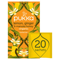 Pukka Ginger & Manuka Honey Herbal 20 Tea Bags