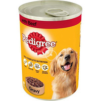 Pedigree Wet Dog Food Tins Mixed Variety Selection In Jelly 6x