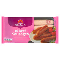 Shazans 16 Beef Sausages