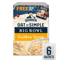 Quaker Oat So Simple Big Bowl Golden Syrup Porridge