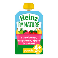 Heinz By Nature Strawberry, Banana, Raspberry & Apple 4+ Months