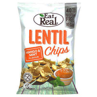 Eat Real Lentil Chips Mango & Mint Flavour