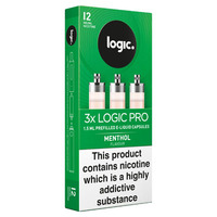 Logic Pro Capsules Menthol Flavour 12mg/ml