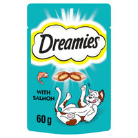 Dreamies Cat Treat Biscuits with Salmon