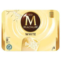Magnum White Ice Cream 4 pack