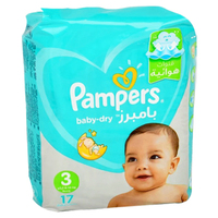 Pampers Active Baby Dry Size 3 - 15pck