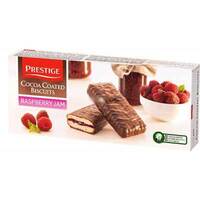 Chocolate Coated Biscuits With Raspberry Prestige