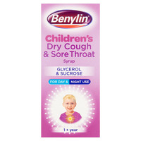 Benylin Childrens Dry Cough & Sore Throat Syrup