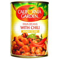 California fava beans with chilli