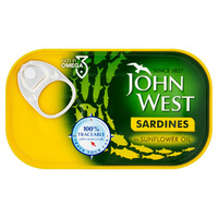 John West Sardines In Sunflower Oil