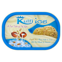Kulfi Ice Original Malai Flavour Ice Cream With Real Almonds & Pistachios