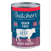 Butchers Nourishing Food For Dogs With Beef & Liver