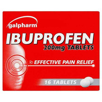 Galpharm Ibuprofen 200mg Coated Tablets 16pk