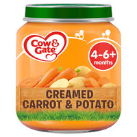 Cow and Gate Creamed Carrot & Potato Baby Food Jar 4+ months