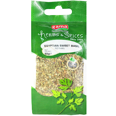 Buy Gama Egyptian Sweet Basil 50g for 1.34 from Eltham